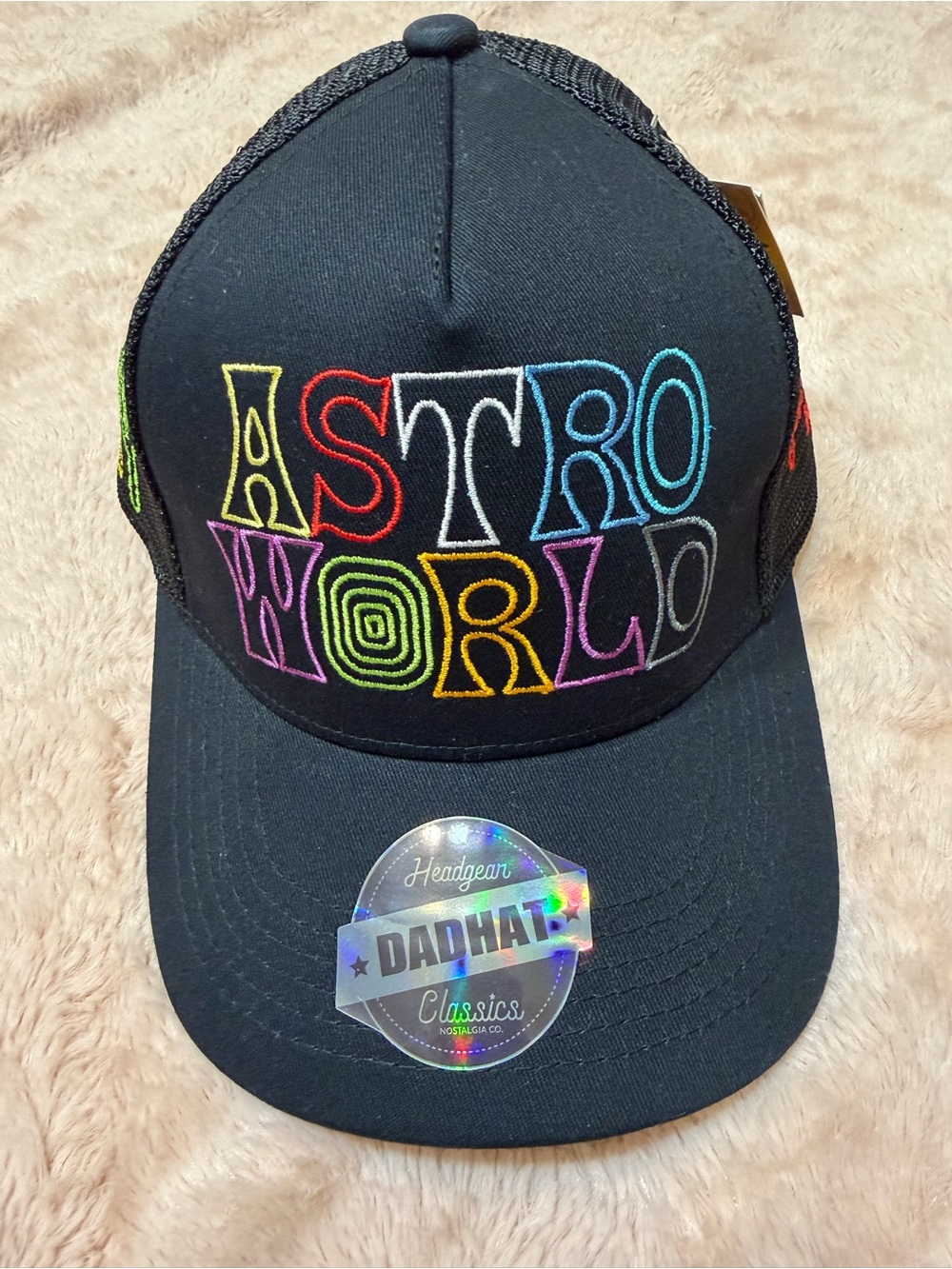 Black Headgear Classics Astro world Trucker Hat